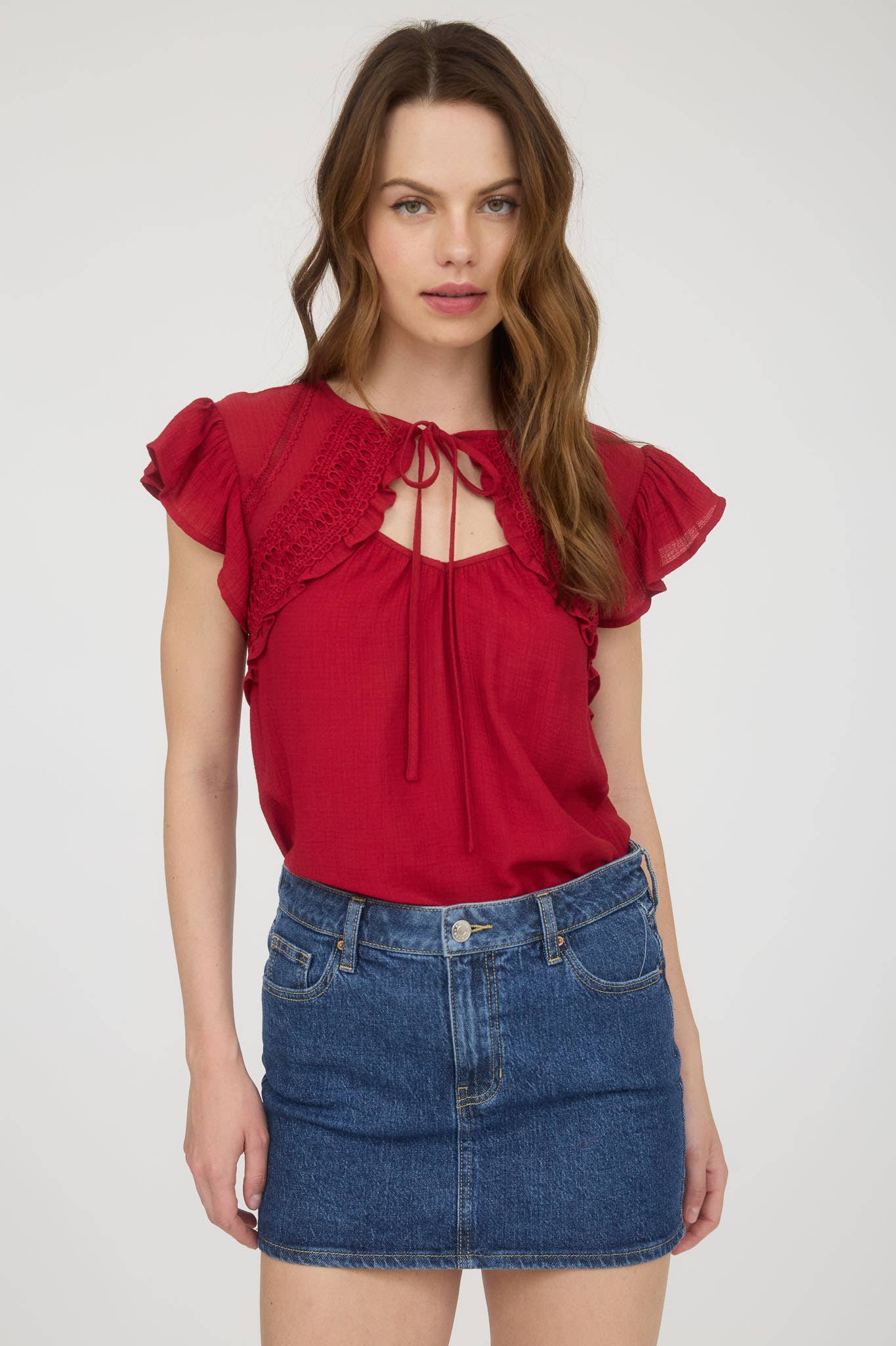 Florence Flutter Sleeve Blouse