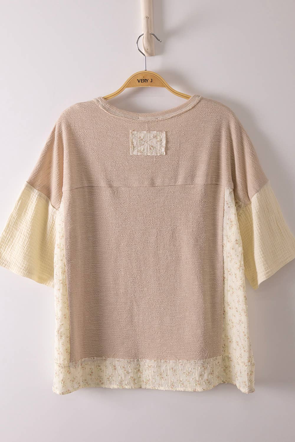 Jenny Floral Patchwork Boxy Tee