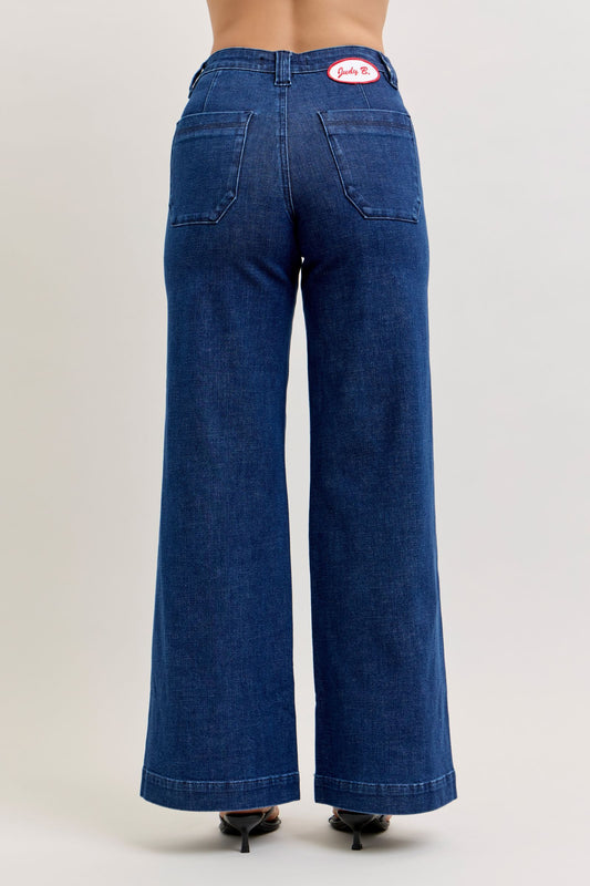 Judy Blue Colfax Wide Leg Jeans