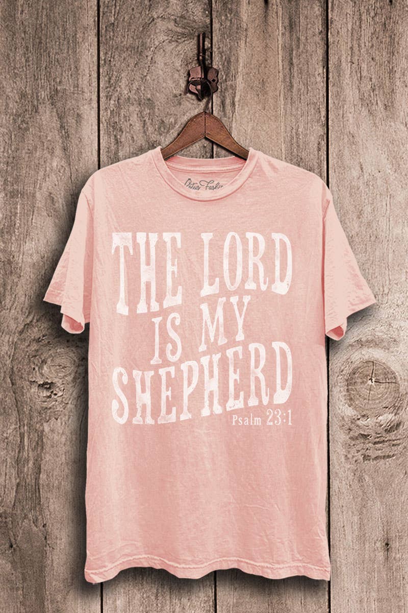 The Lord Is My Shepherd Pink Tee