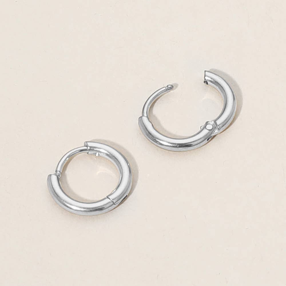 Palmer Hypoallergenic Mini Huggie Hoop Earrings