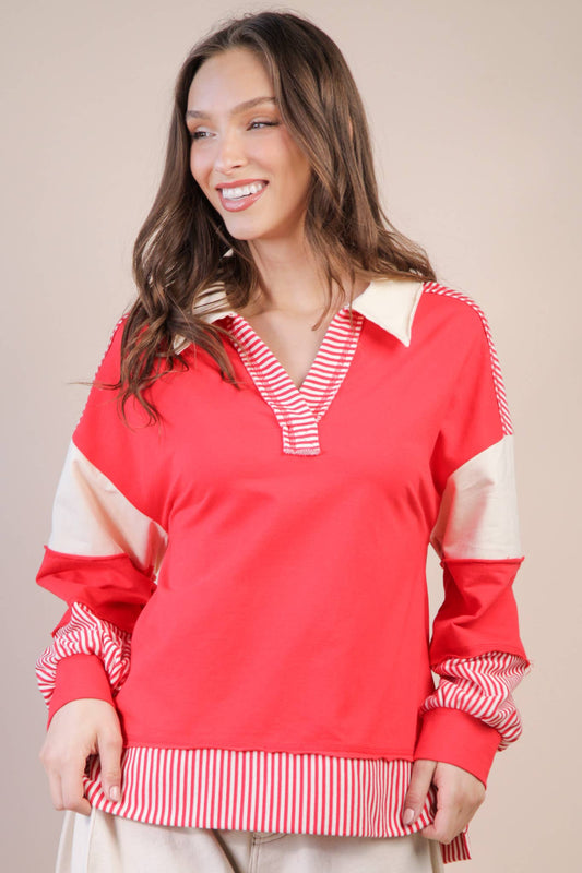 Maher Rugby Oversized Top