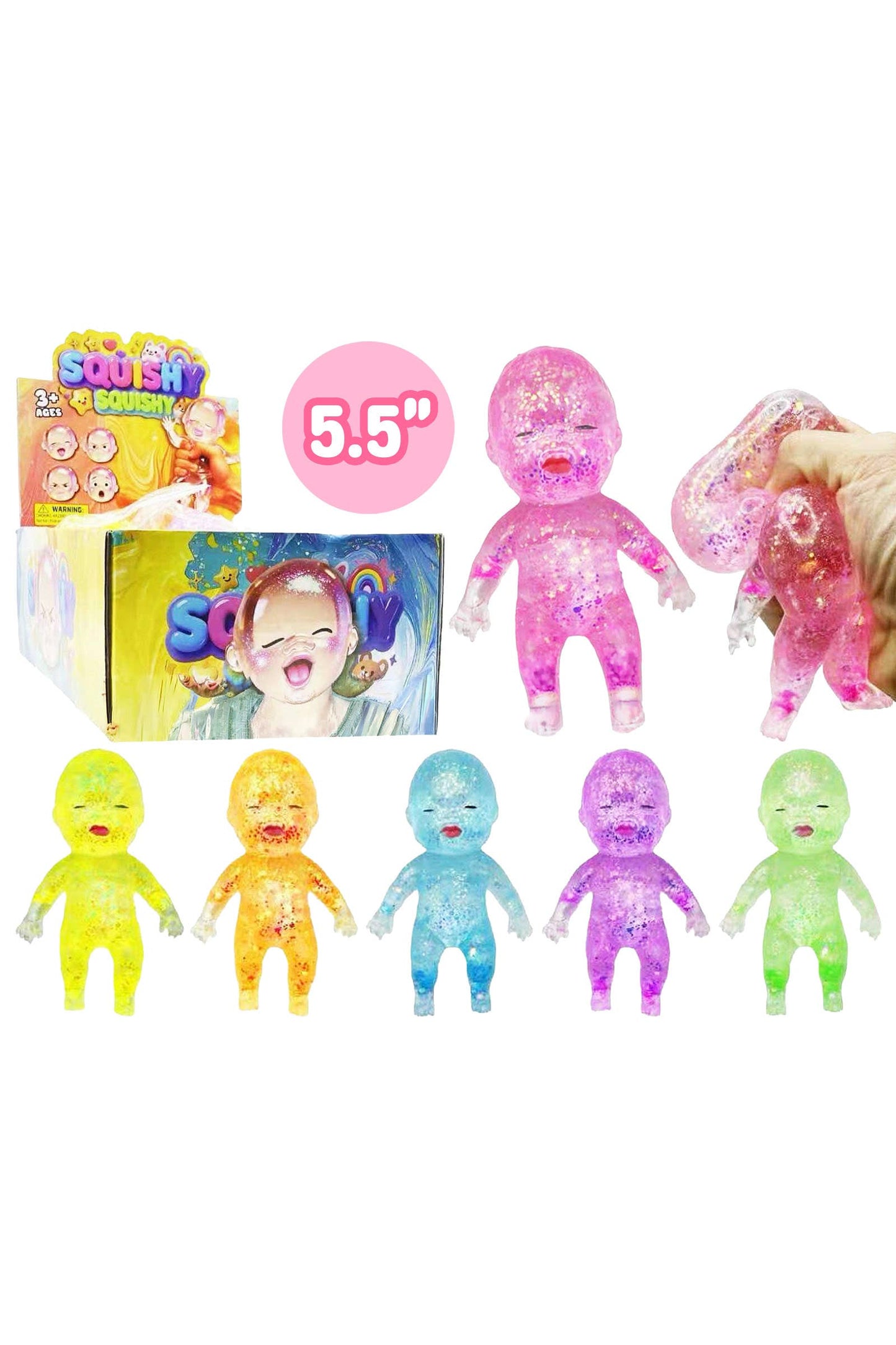 Sugar Sleepy Baby Glitter Toy