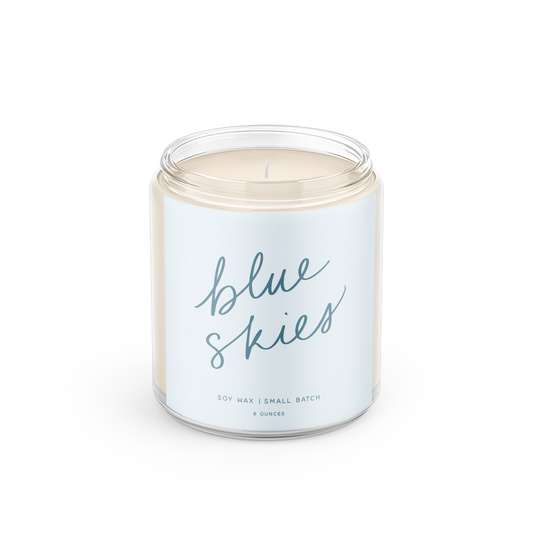 Poured Goods - Blue Skies Candle