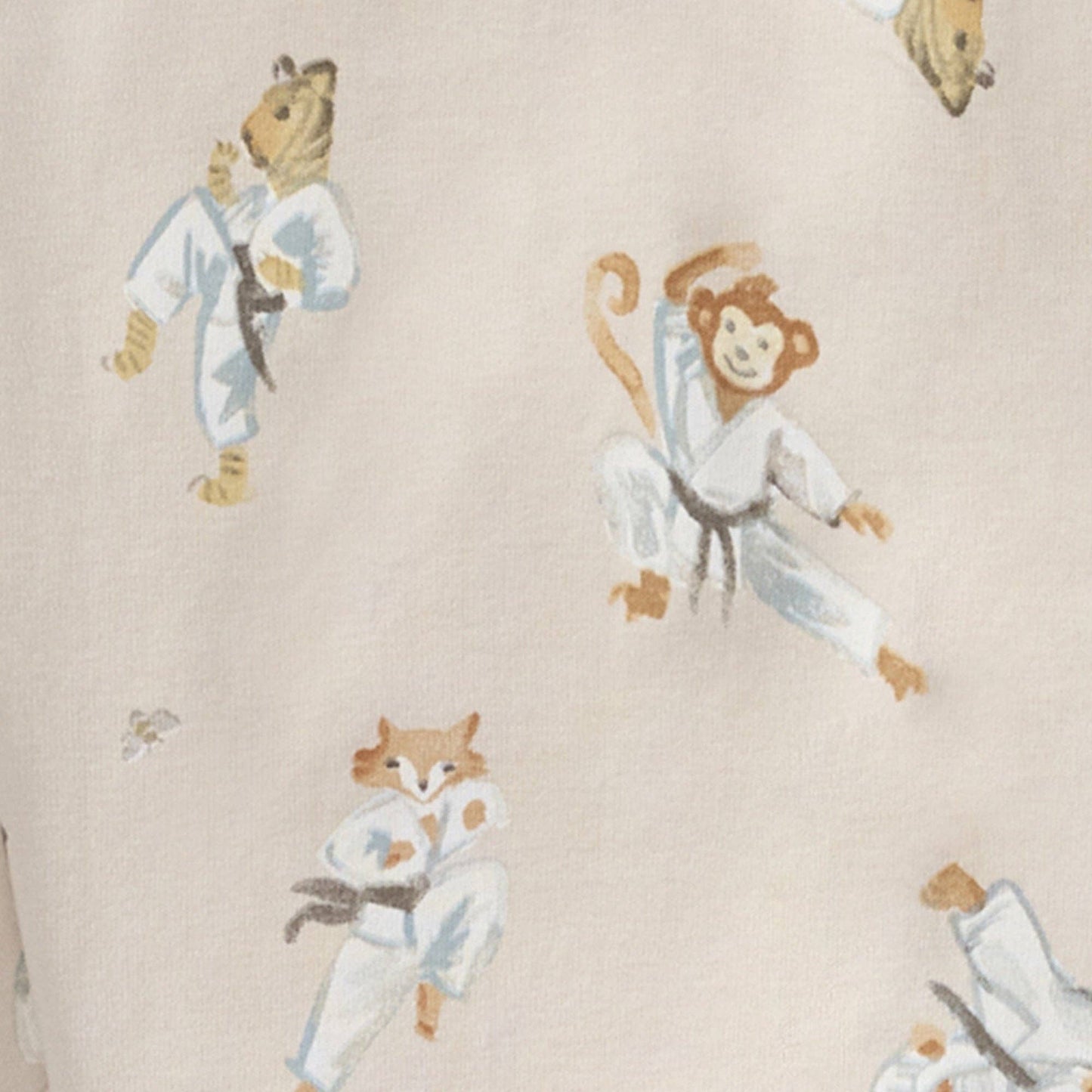 Baby Boys Burt's Bees Karate Creatures Sleeper