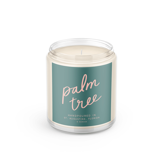 Poured Goods - Palm Tree Candle