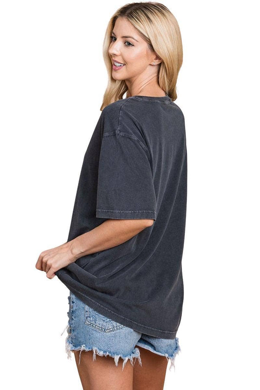 Motorcycle Club Mineral Washed Tee