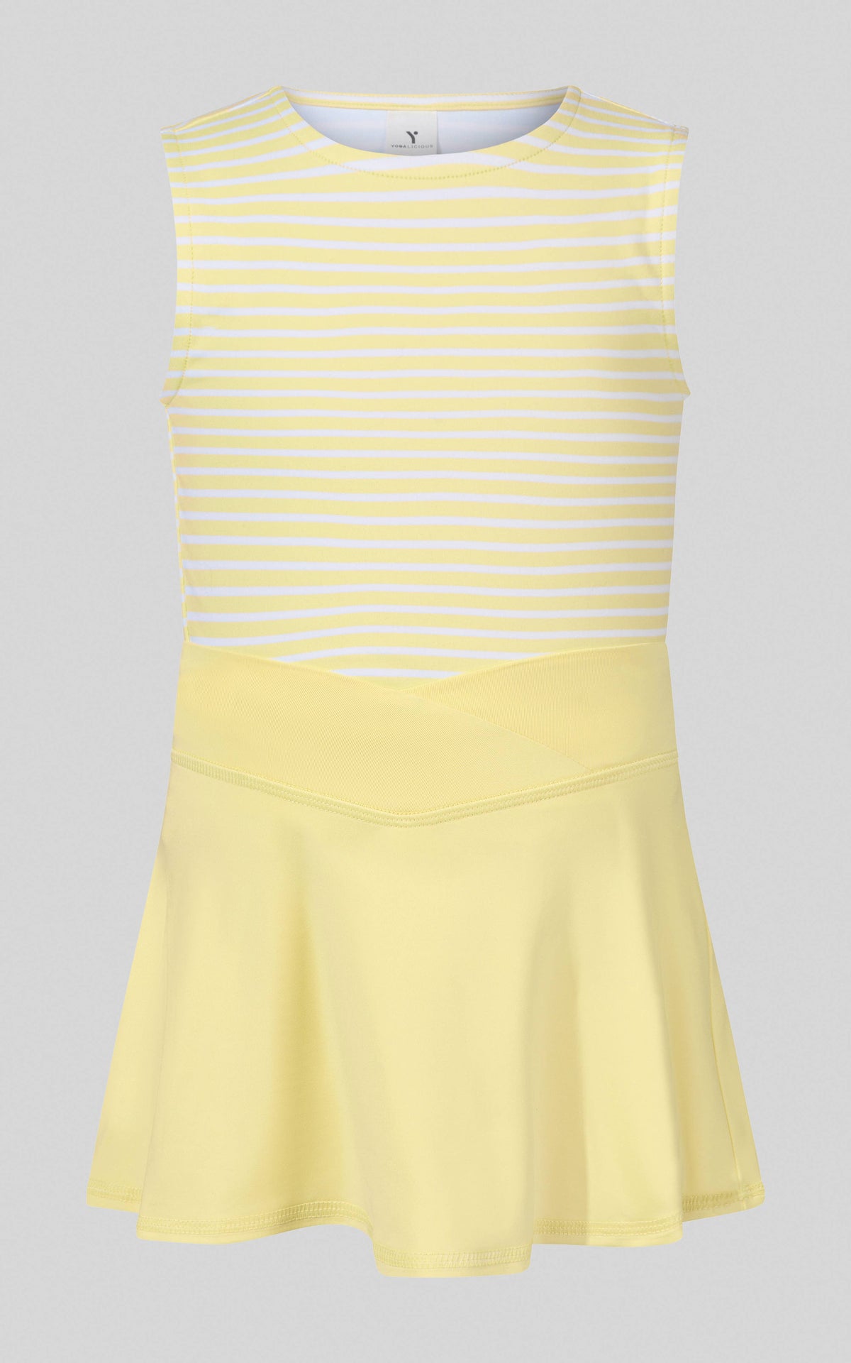 Girls Butter Yellow Tennis Skort Set