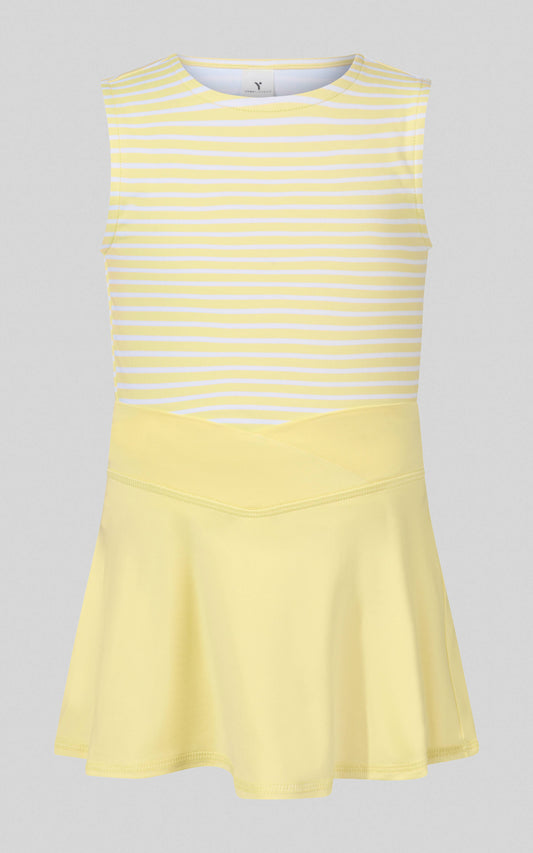 Girls Butter Yellow Tennis Skort Set