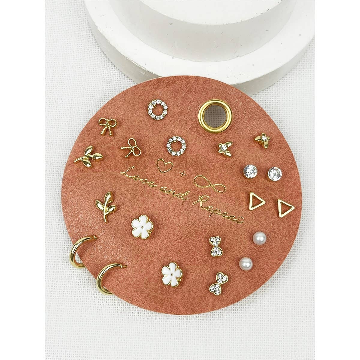 Miniature Set of Stud Earrings