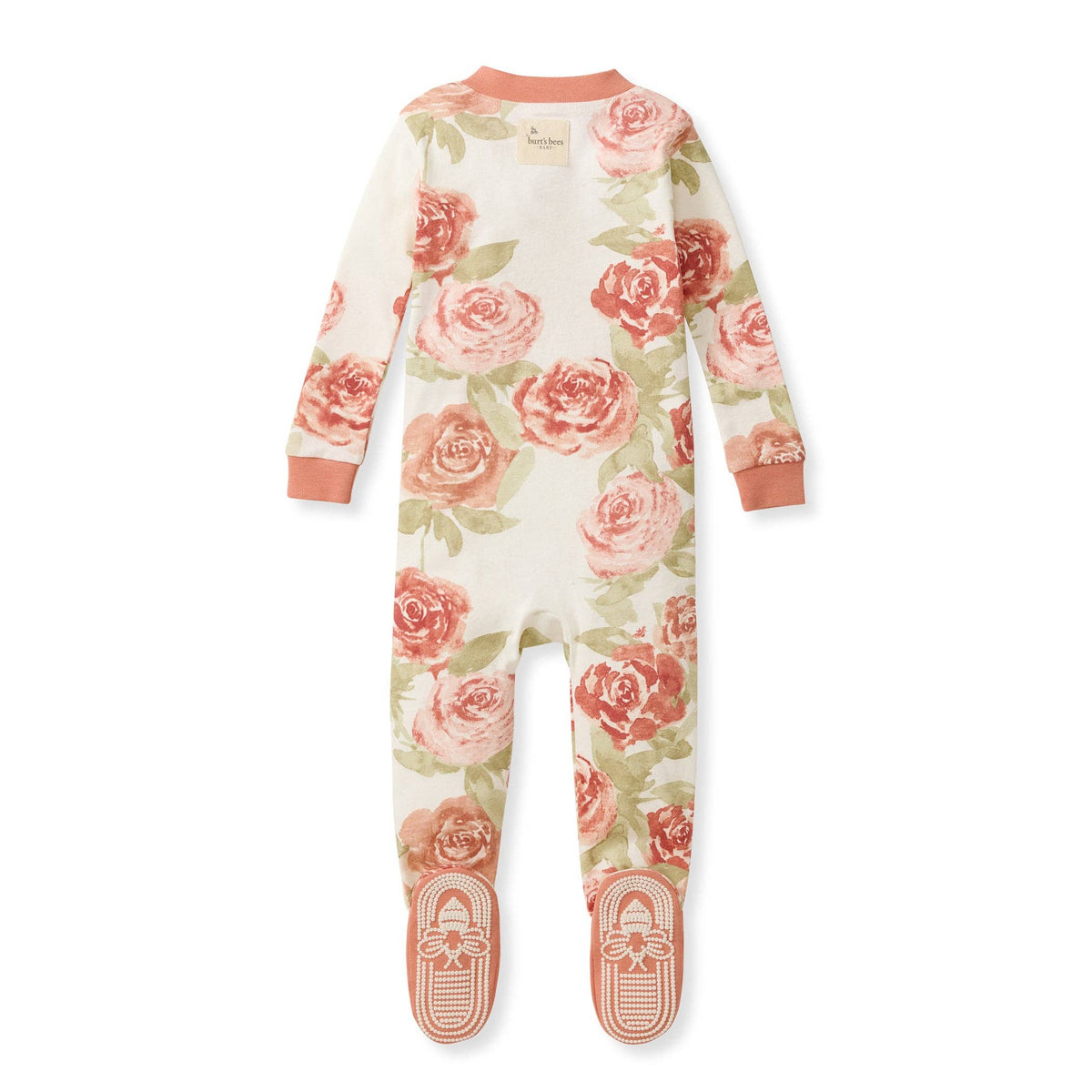 Baby Girls Burt's Bees Rosette Sleeper
