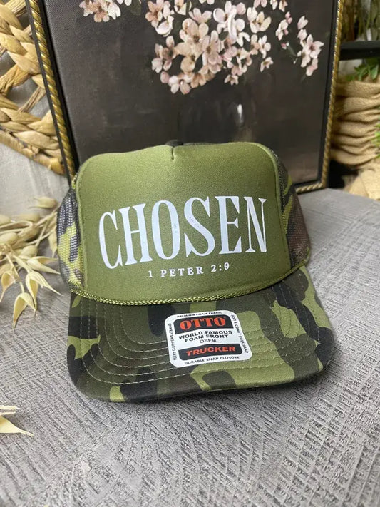 Chosen Camo Foam Trucker Hat