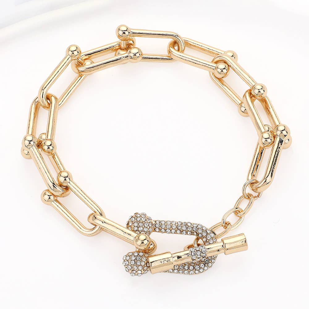 Meadow Link Toggle Bracelet