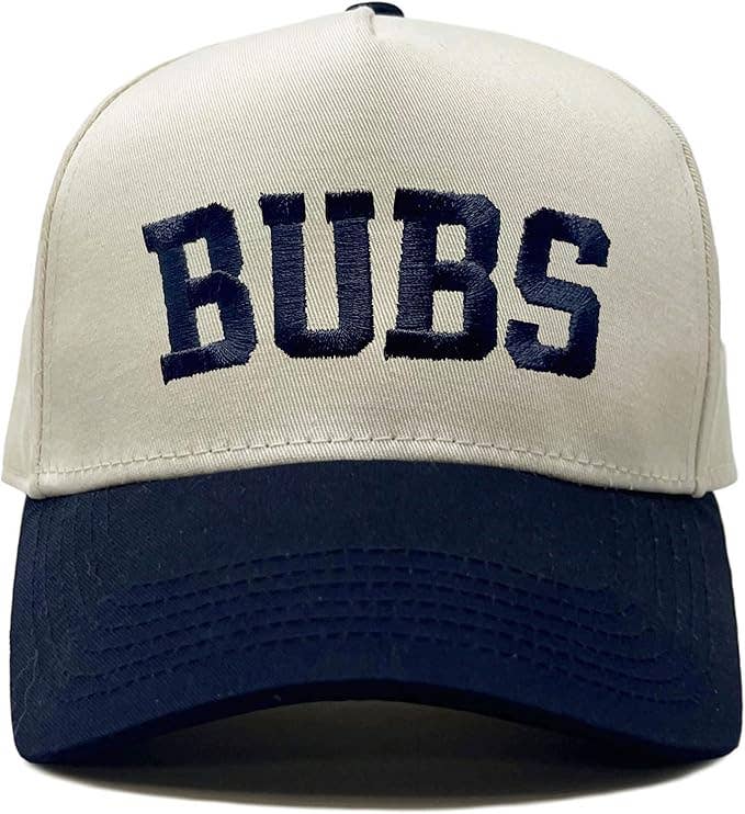 Baby Boys Bubs Embroidered Navy Hat