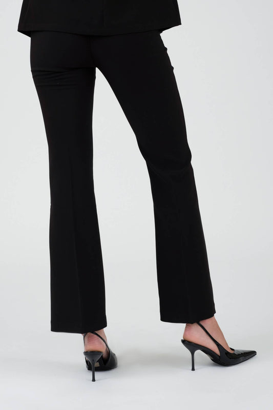 Vienna Black Flare Slacks
