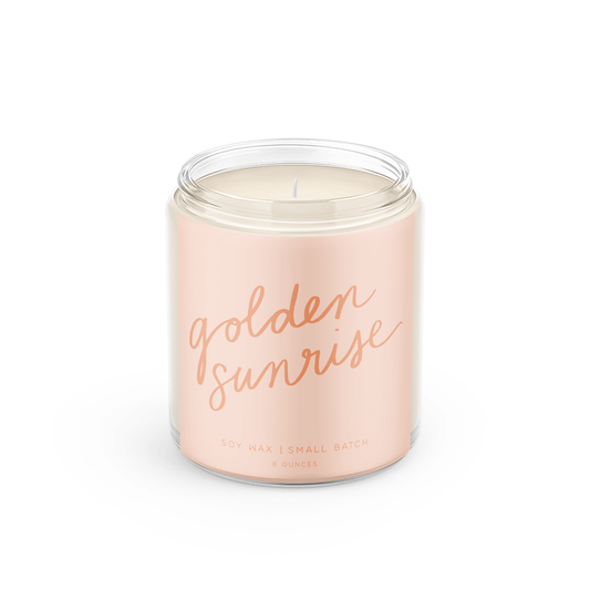 Poured Goods - Golden Sunrise Candle