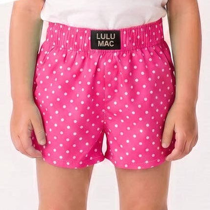 Toddler Girls Lulu Mac Printed Boxer Shorts