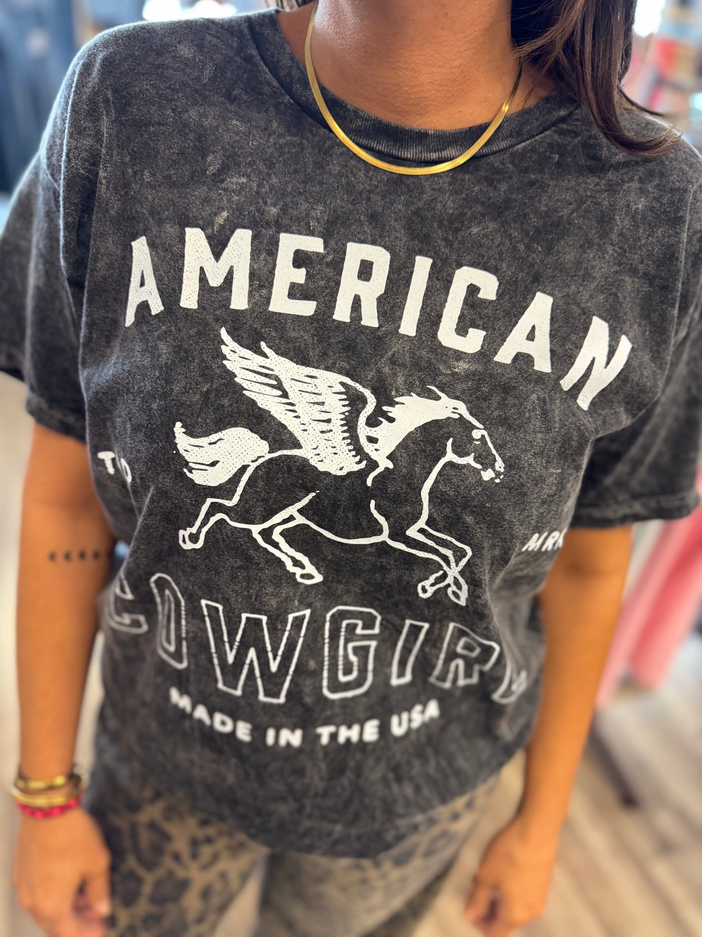 American Cowgirl Mineral Tee