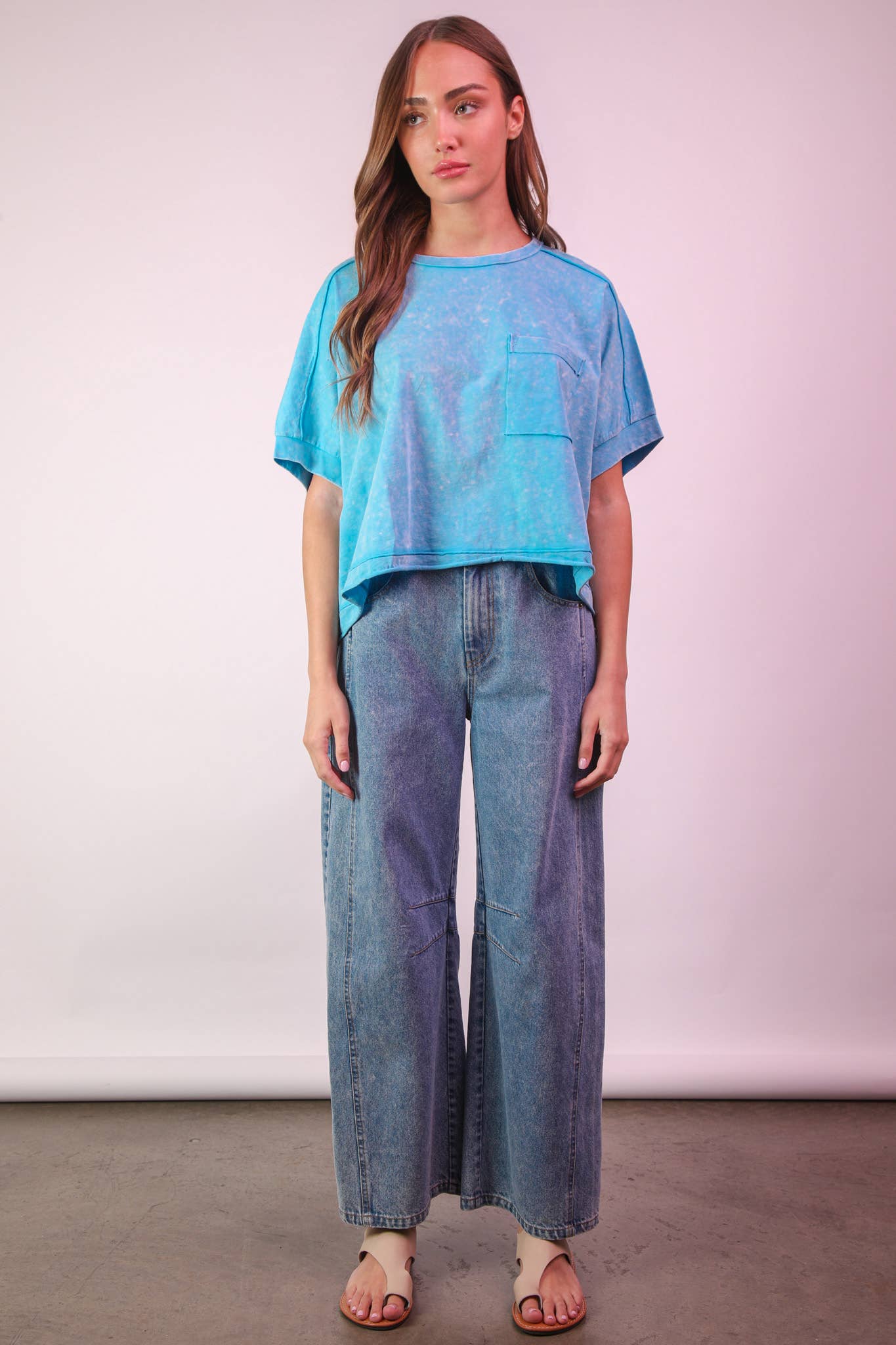 Rockland Mineral Pocket Cropped Tee
