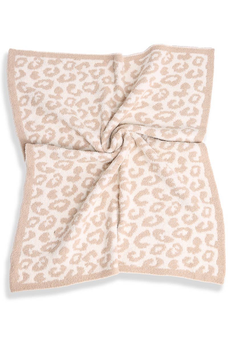 Baby Leopard Microfiber Blanket