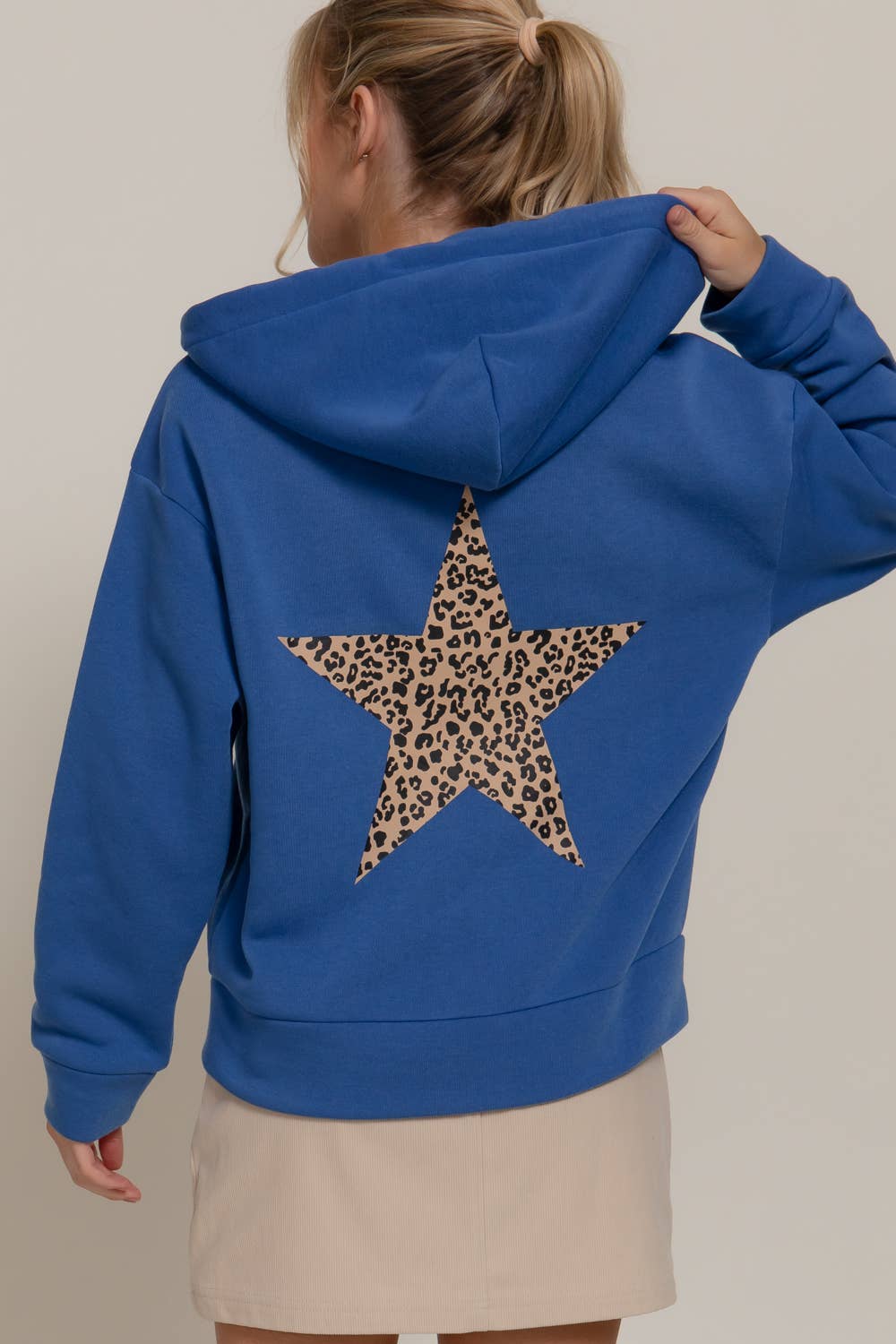 Leopard Star Hoodie