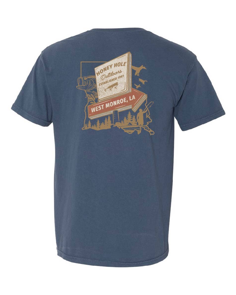 Mens Honey Hole Vintage Shop Pocket Tee