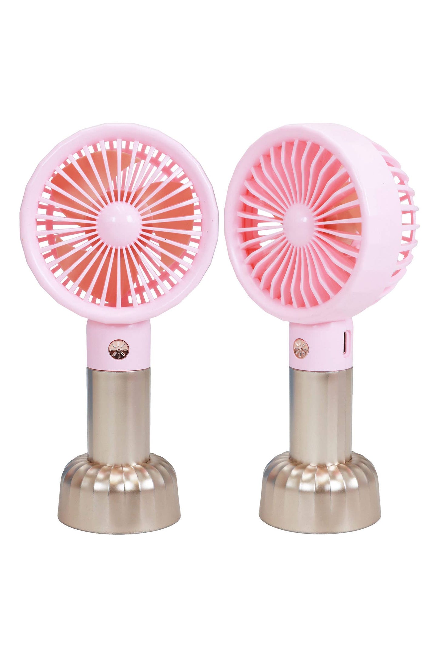 Pastel Metallic Handheld Tabletop Electric Fan