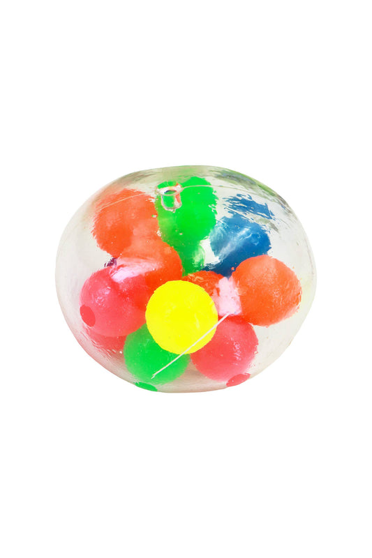 Squishy Clear Colorful Orb Ball