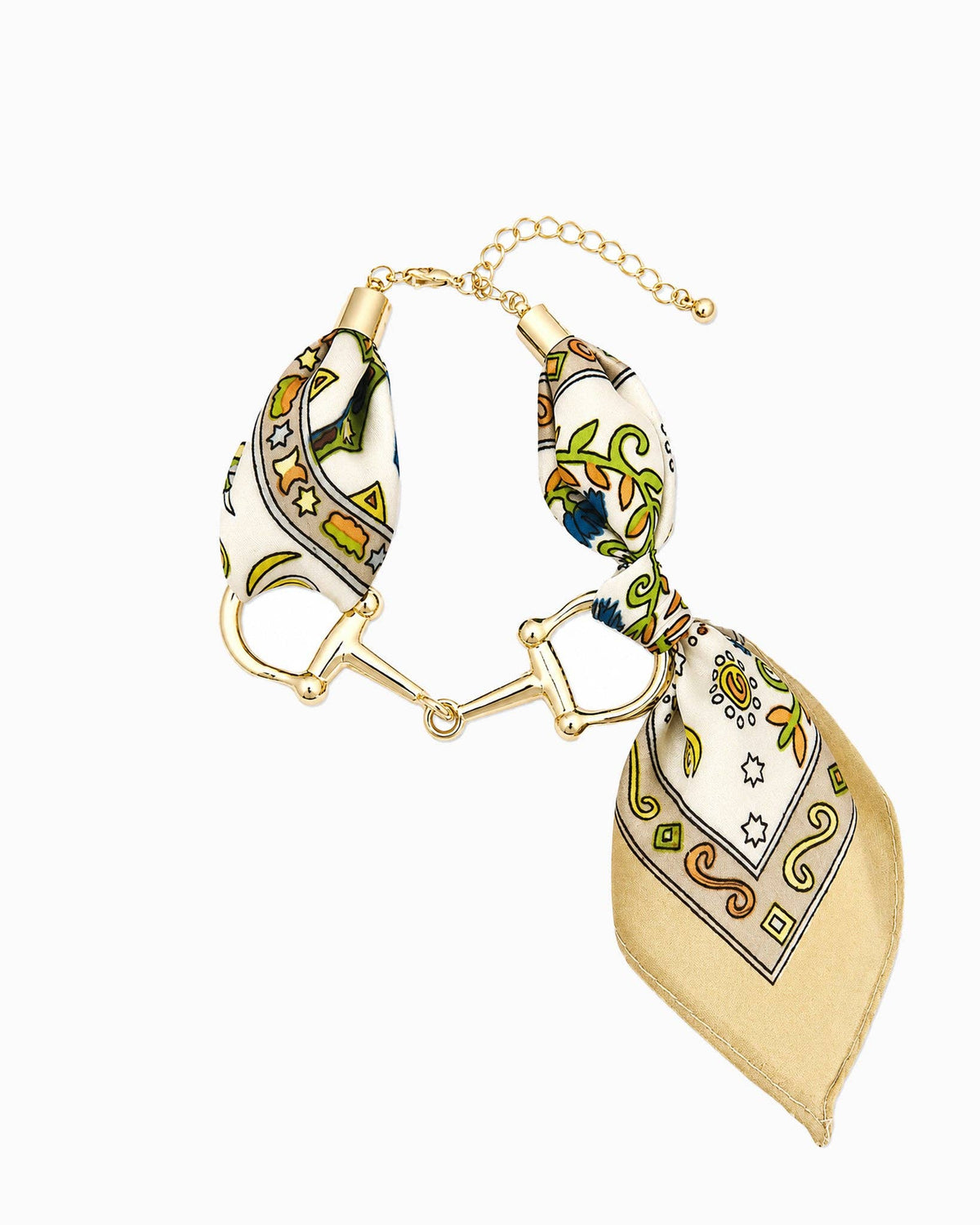 Darlene Scarf Western Horsebit Bracelet
