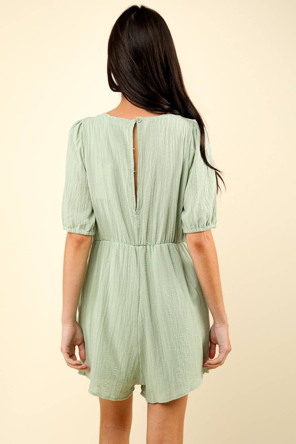 Casselberry Muslin Lace Romper