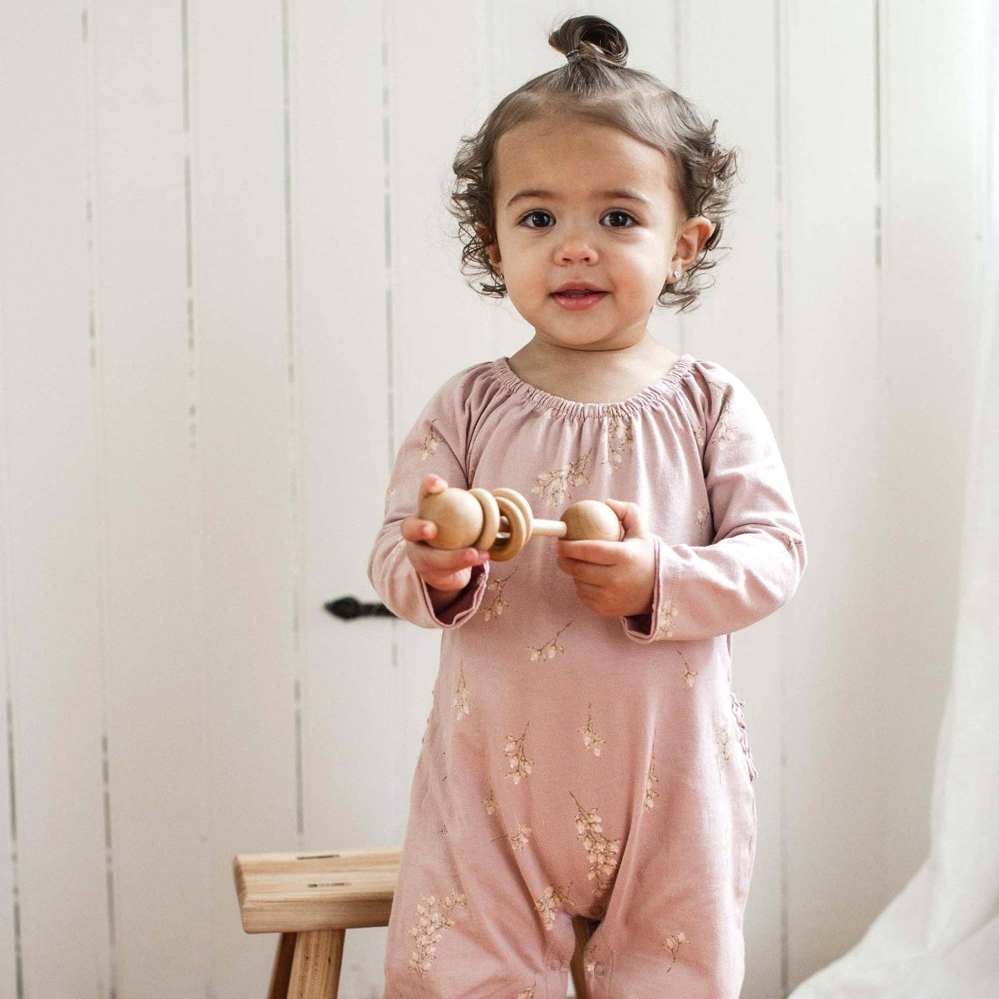Burt's Bees Girls Budding Beauty Jumpsuit