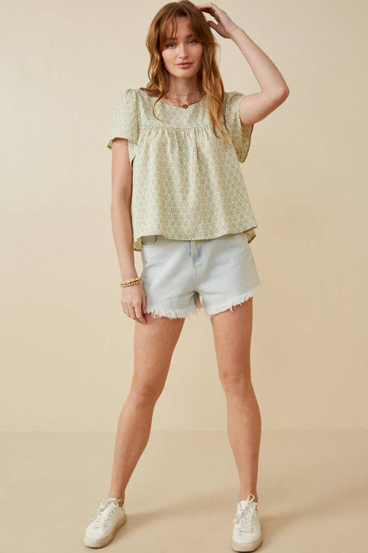 Paisley Summer Blouse