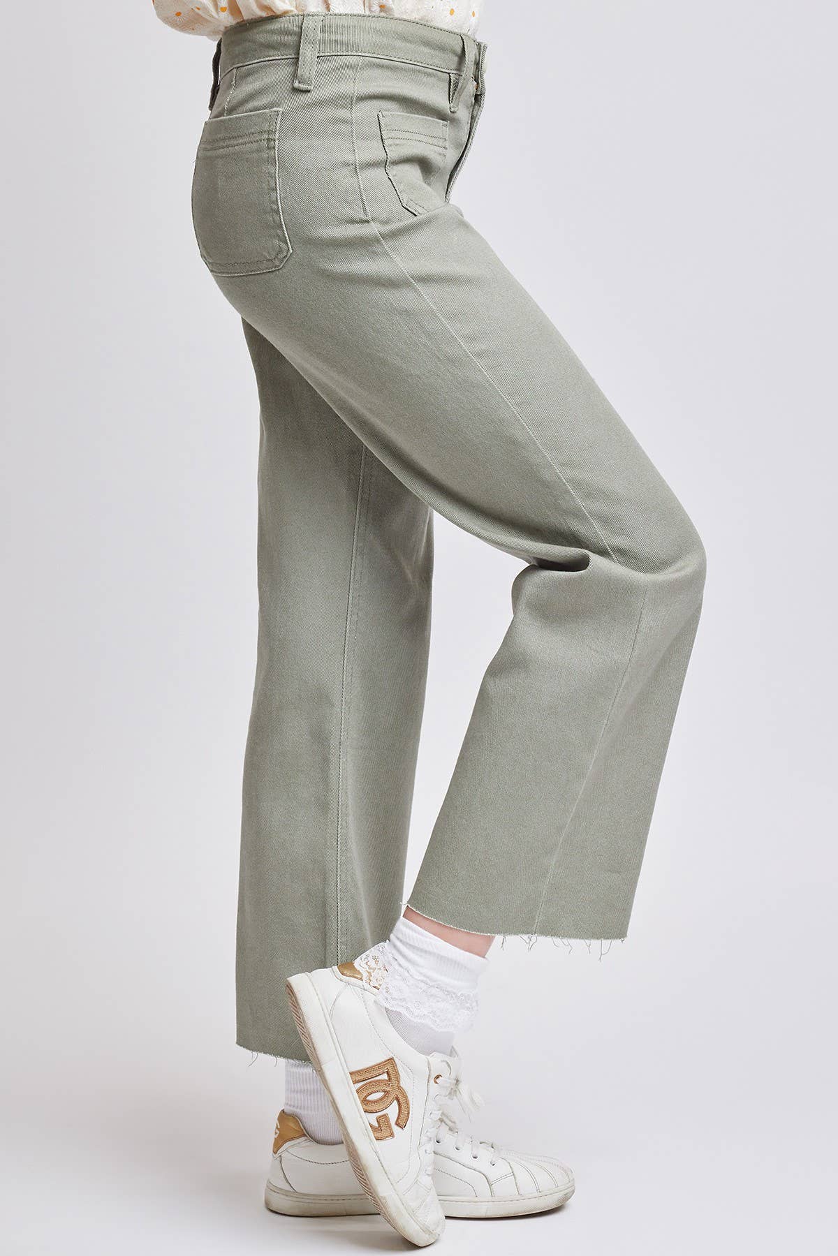 Girls YMI Millie Olive Wide Leg Pants
