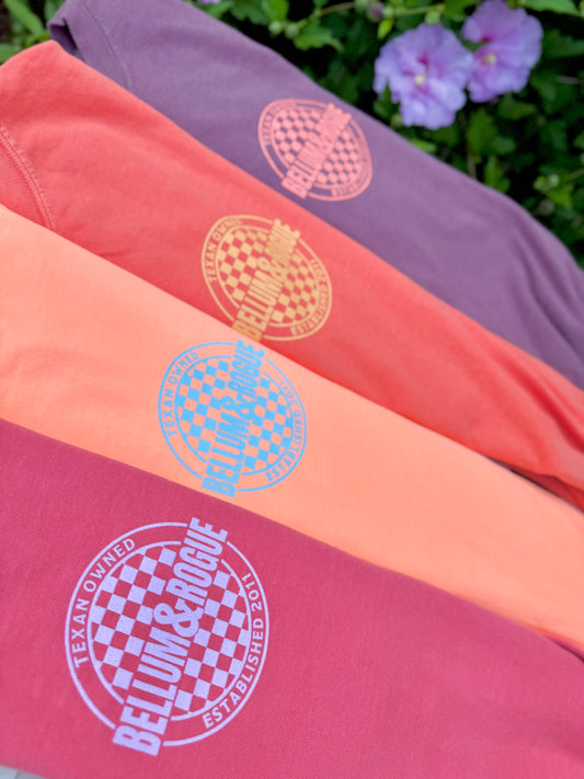Adult Checkered Logo Tee