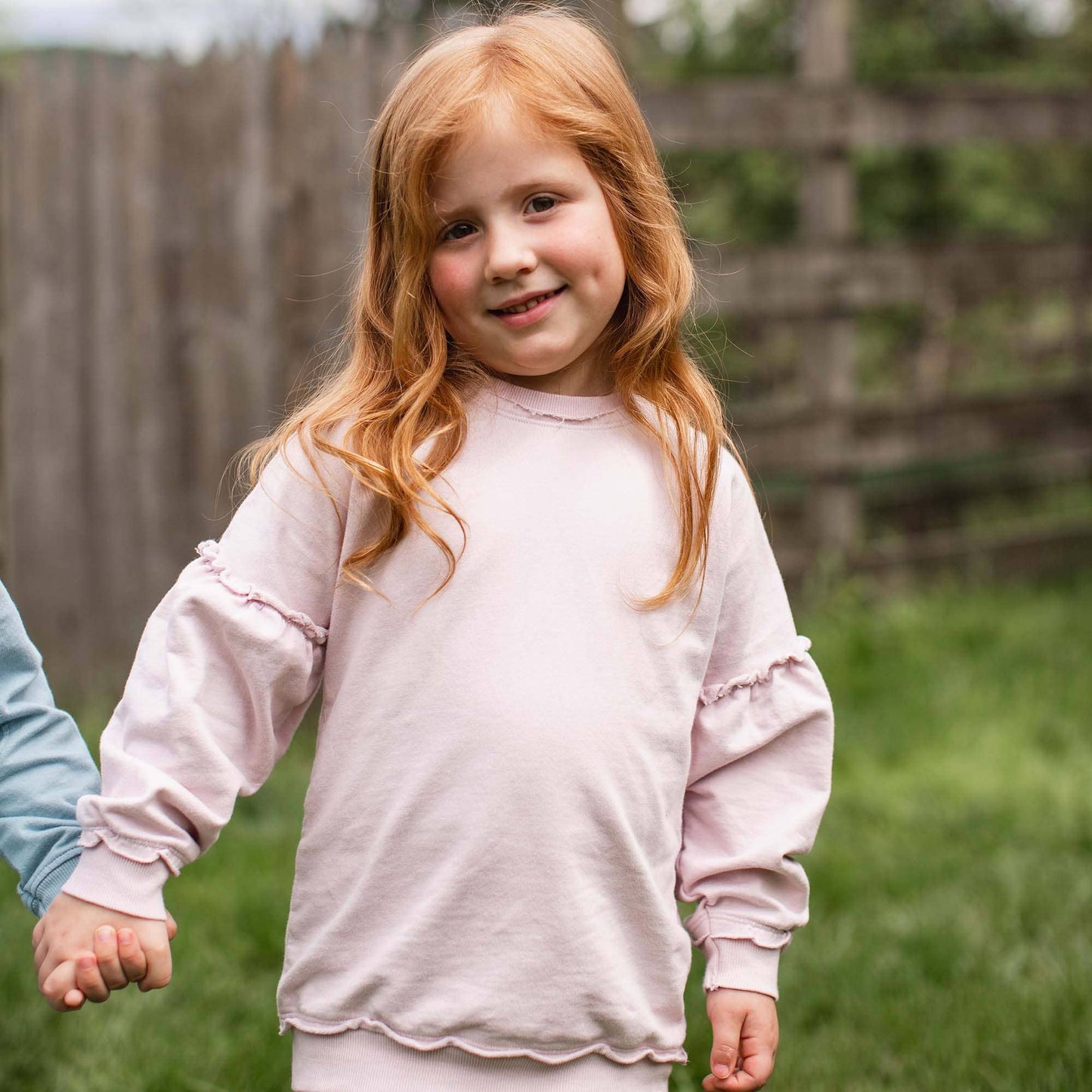 Burt's Bees Girls Solid Sweatshirt Set
