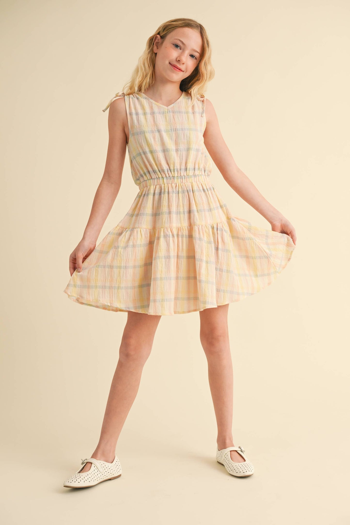 Girls Primrose Plaid Dress