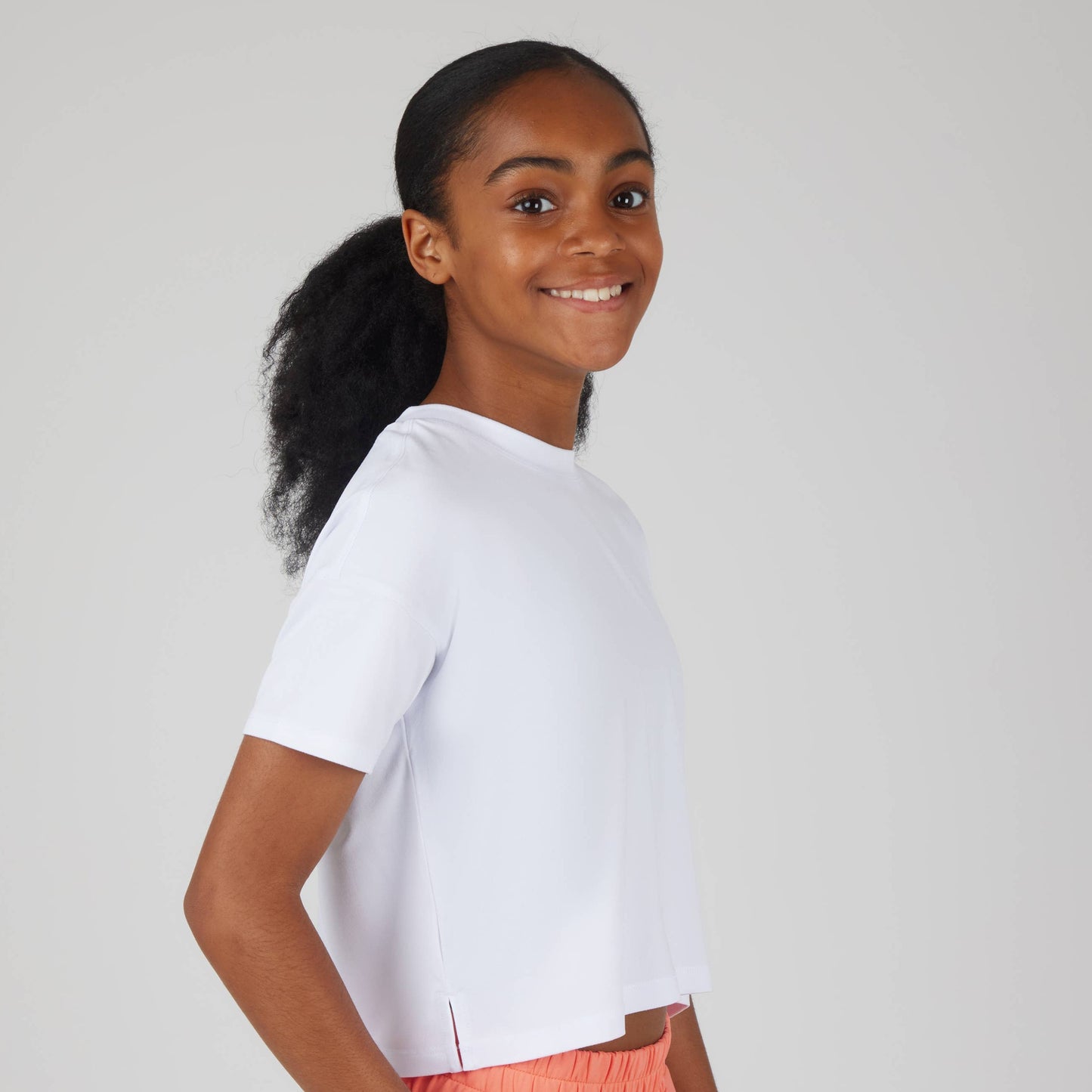 Girls Boxy Athletic Tshirt