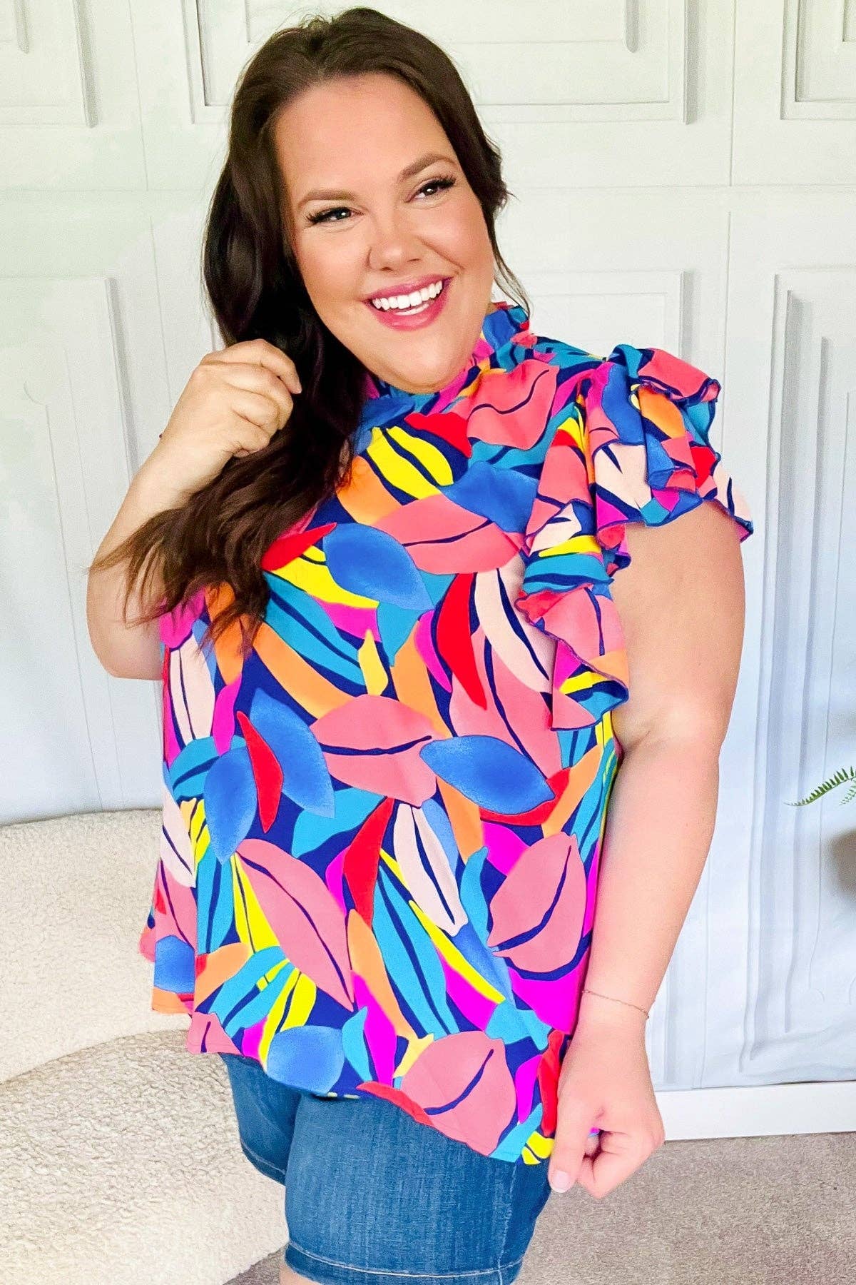 **SALE!** Oasis Ruffle Sleeve Top