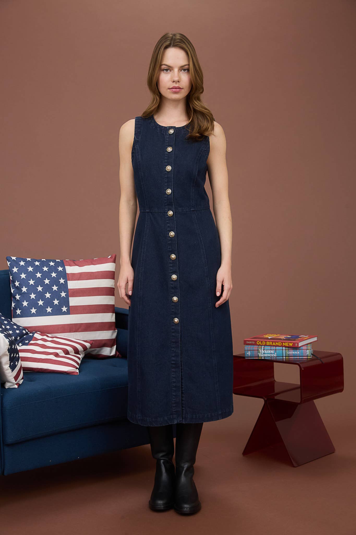Romilly Denim Buttondown Dress