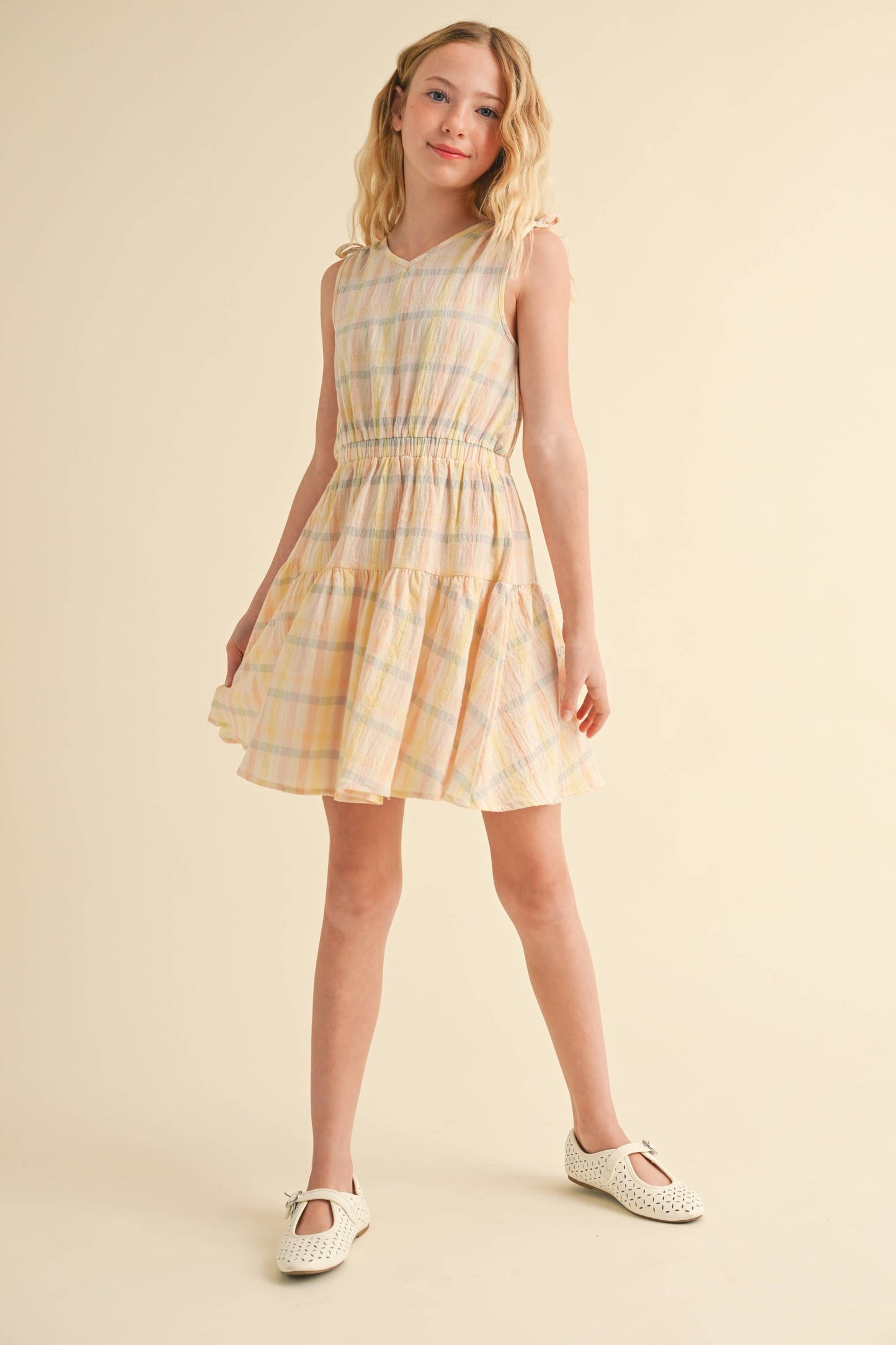 Girls Primrose Plaid Dress
