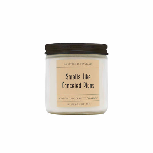 Purveyor Candle - Smells Like Canceled Plans