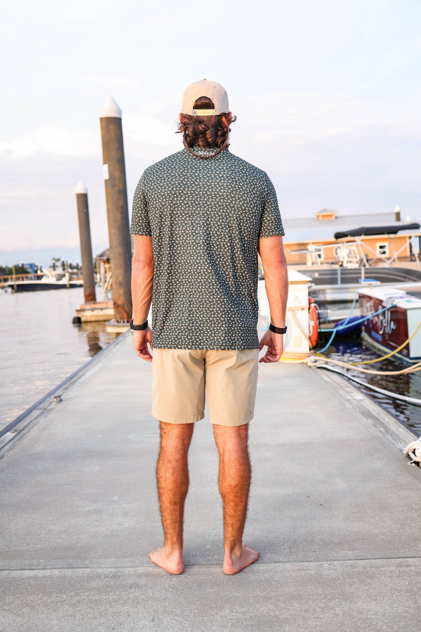 Mens Salt Water Soul Quack Polo