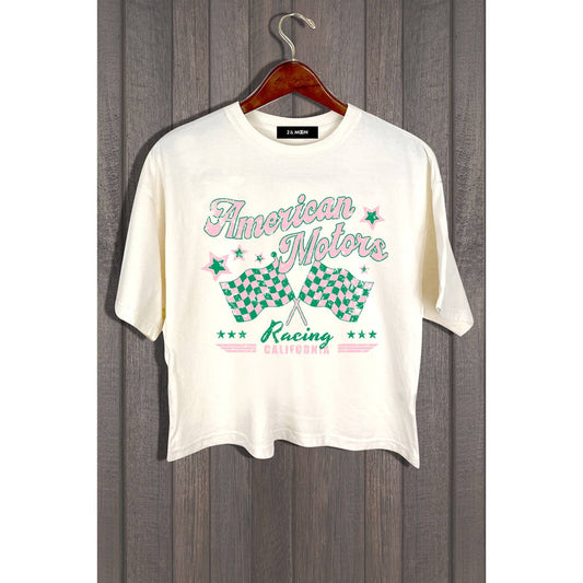 American Motors Racing Cropped Tee