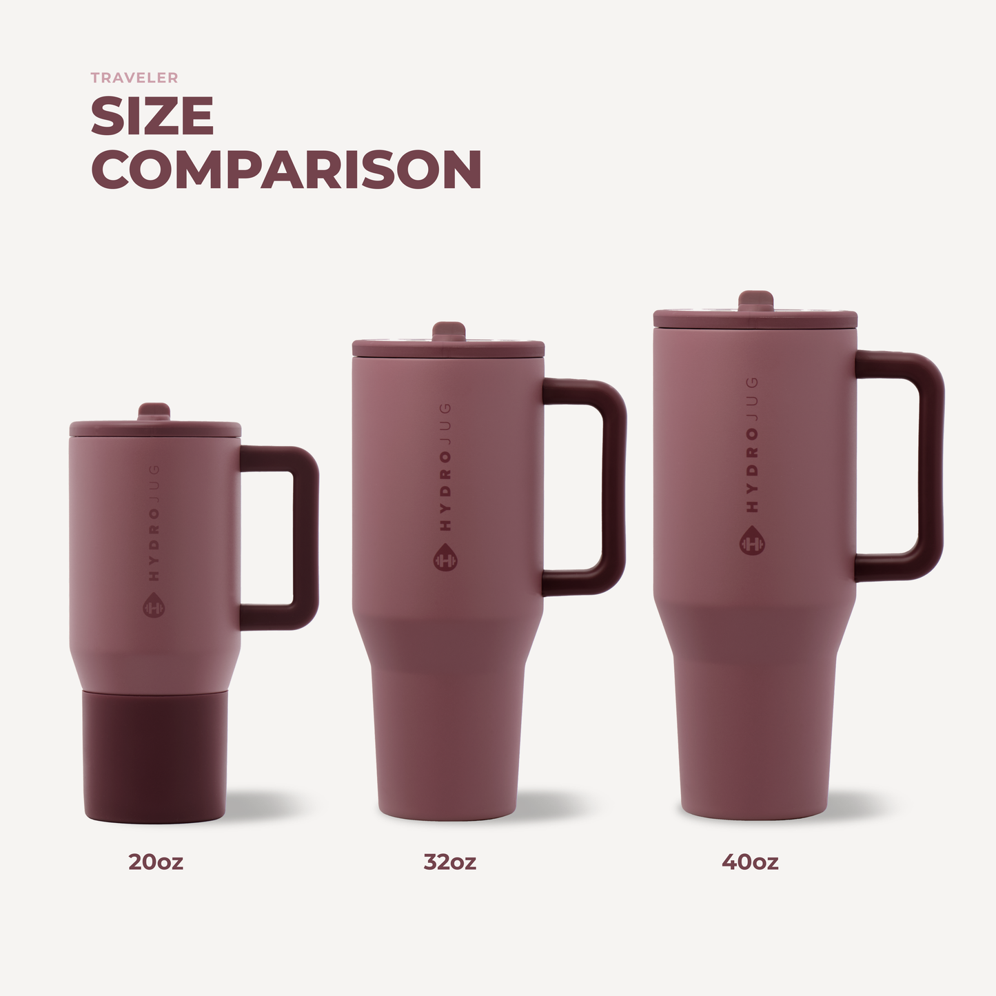HydroJug Canyon Rose Water Bottle