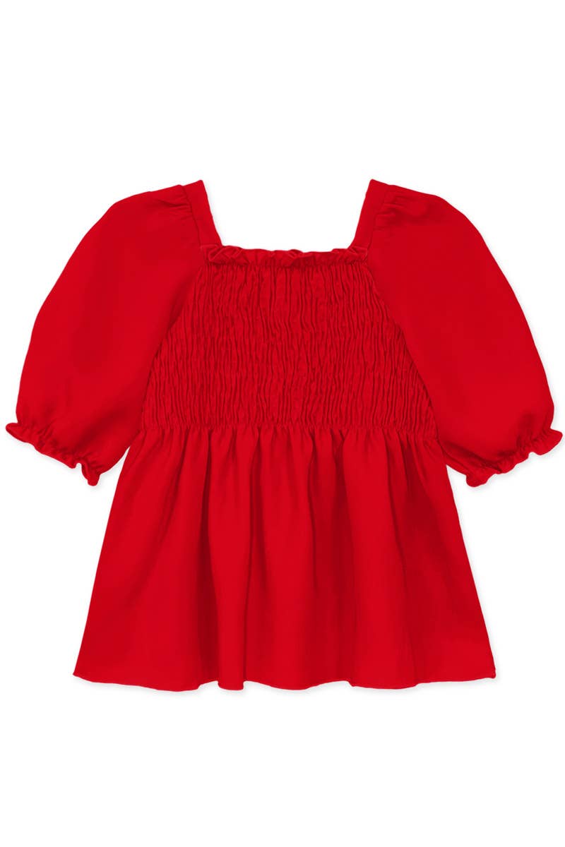 Girls Ruby Smocked Blouse
