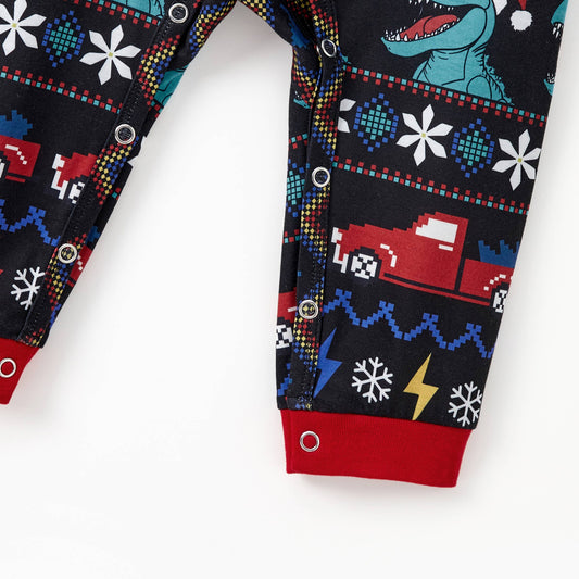 Baby Boys Christmas Dinosaur Sleeper