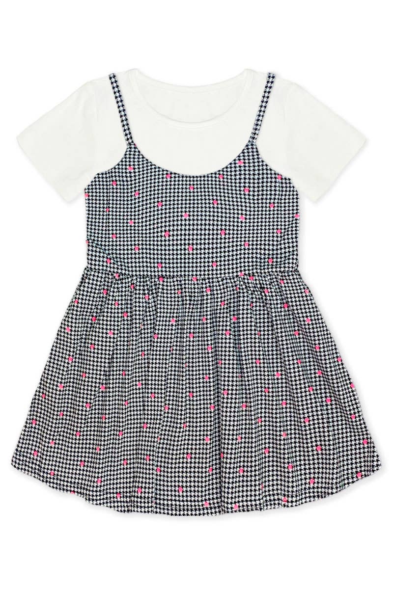 Girls Darcy Houndstooth Dress