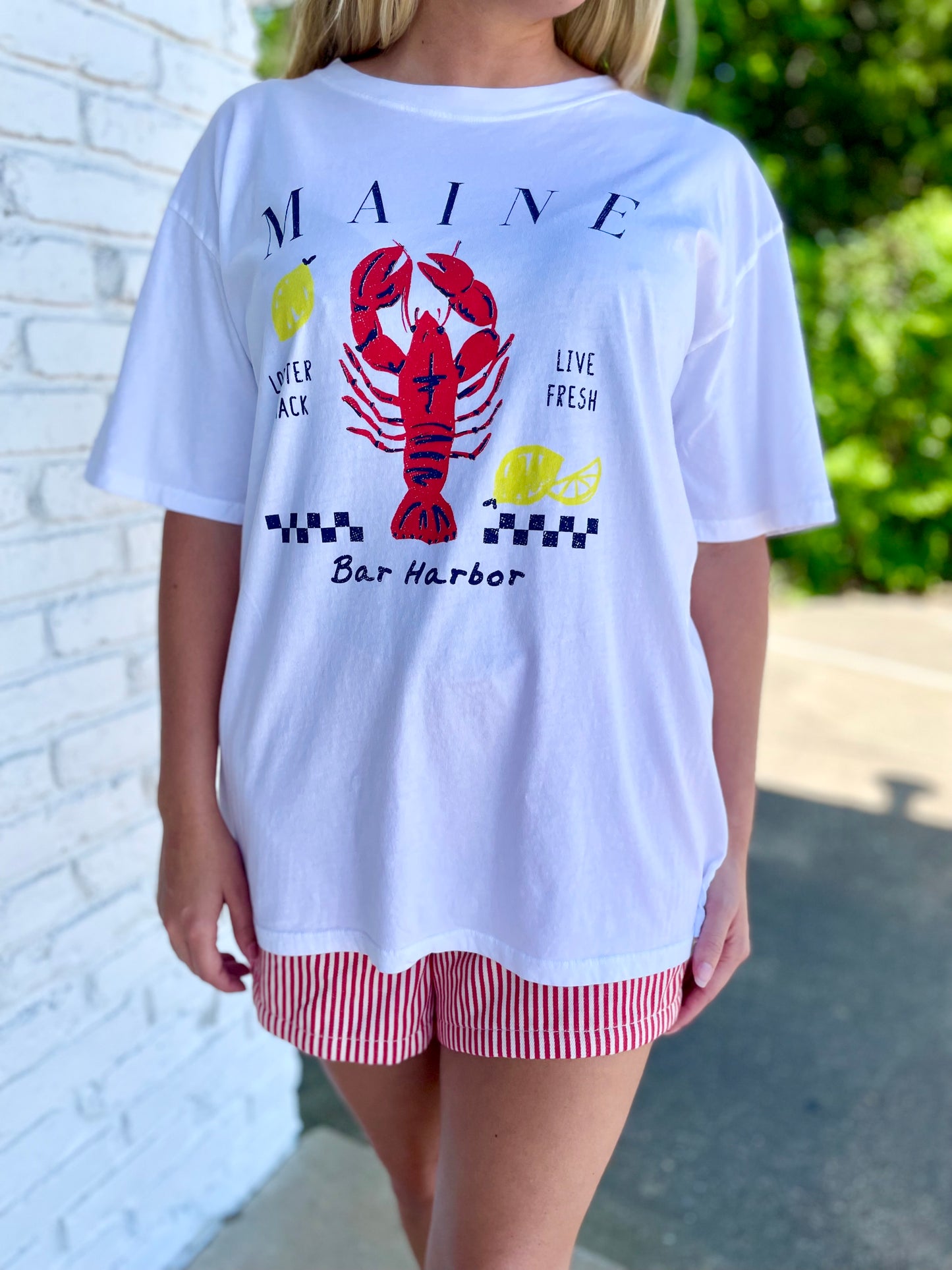 Maine Bar Harbor Lobster Tee