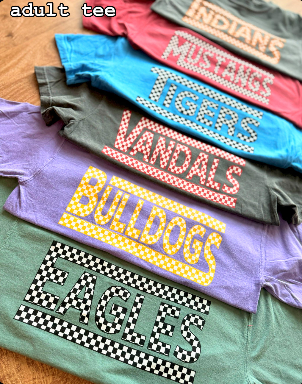 Checkered Van Vandals Spirit Wear