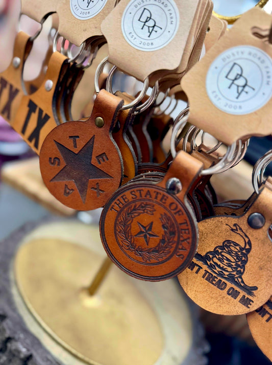 Leather Hide Keychain